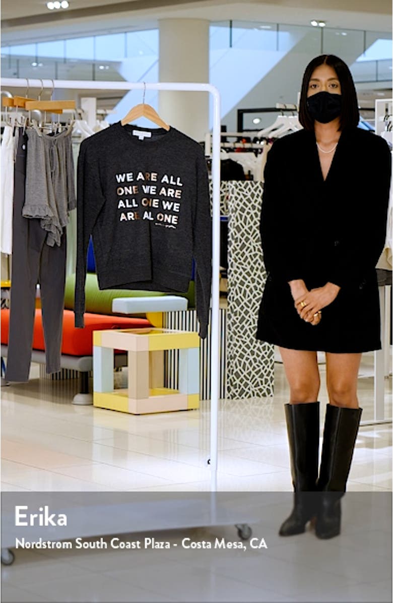 All One Savasana Graphic Sweatshirt, sales video thumbnail