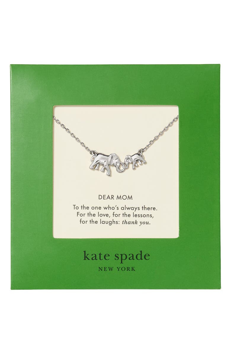 Kate Spade New York dear mom pendant necklace, Alternate, color,