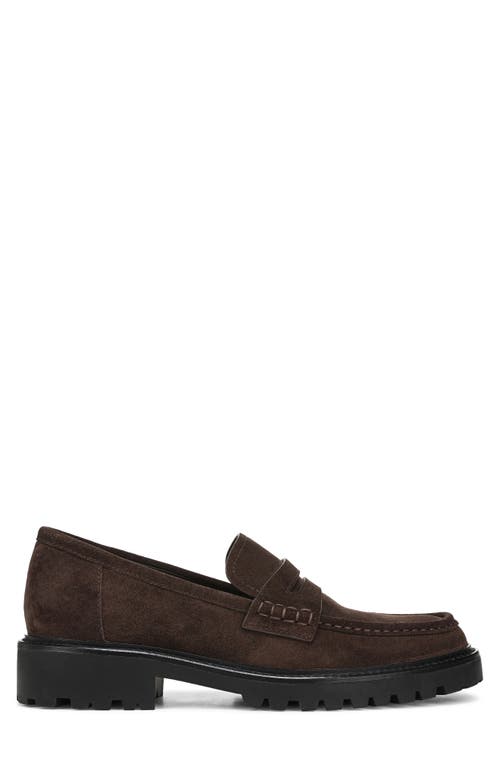Vince Delmore Penny Loafer In Brown