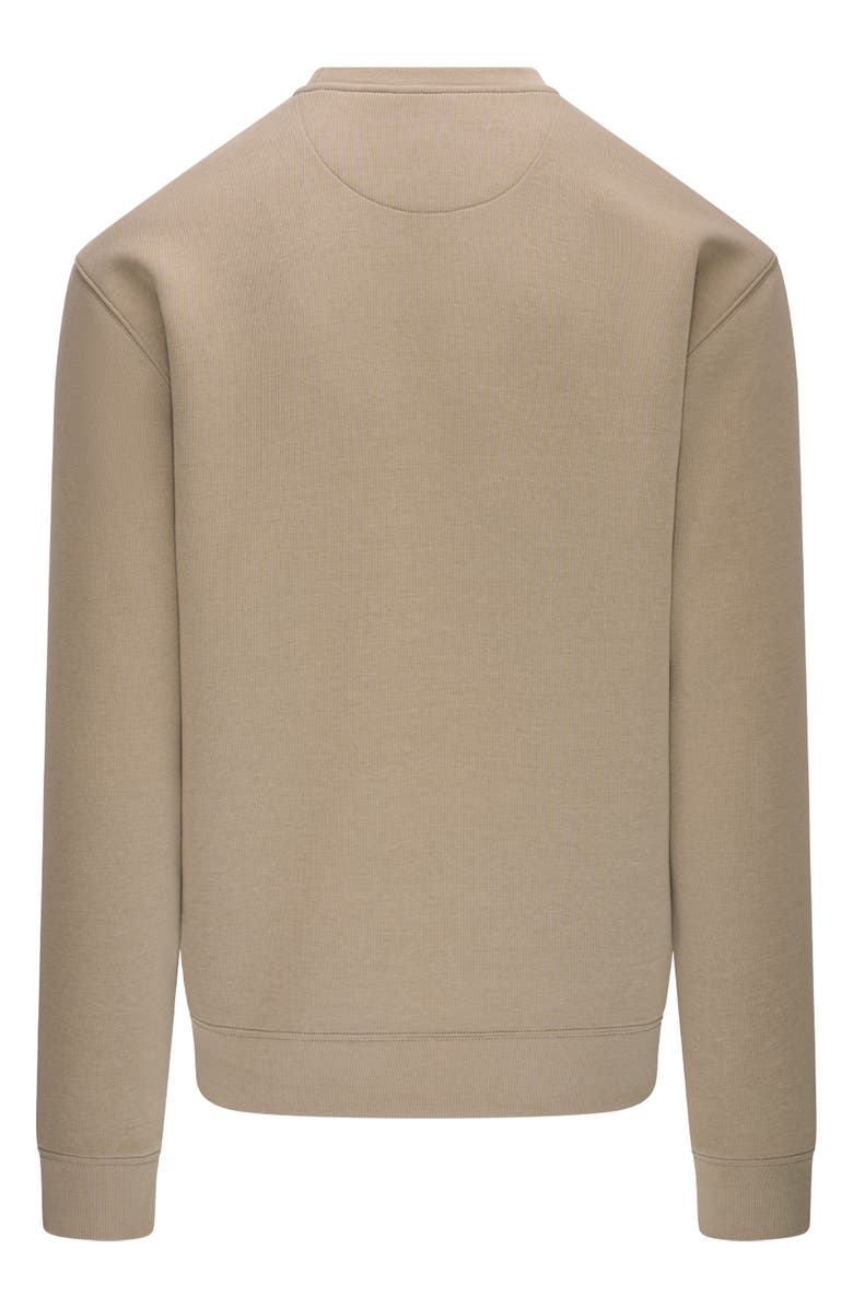 Eastside Golf Logo Embroidered Double Knit Sweatshirt, Alternate, color, Taupe