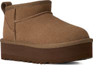UGG® Kids' Classic Ultra Mini Platform Boot