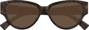 Bottega Veneta 56mm Polarized Cat Eye Sunglasses