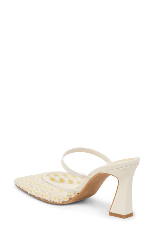 Dolce Vita Nerise Pump In White/yellow Floral Mesh