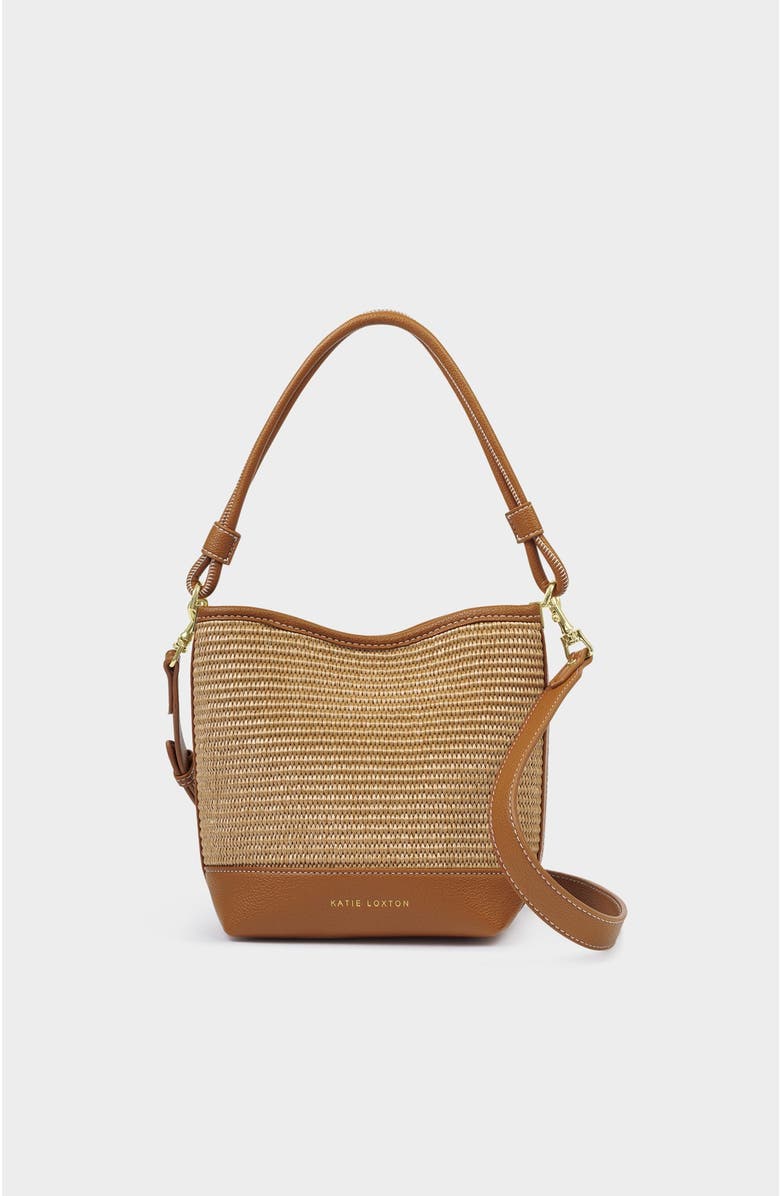 Katie Loxton Sorrento Bucket Bag, Main, color, Cognac