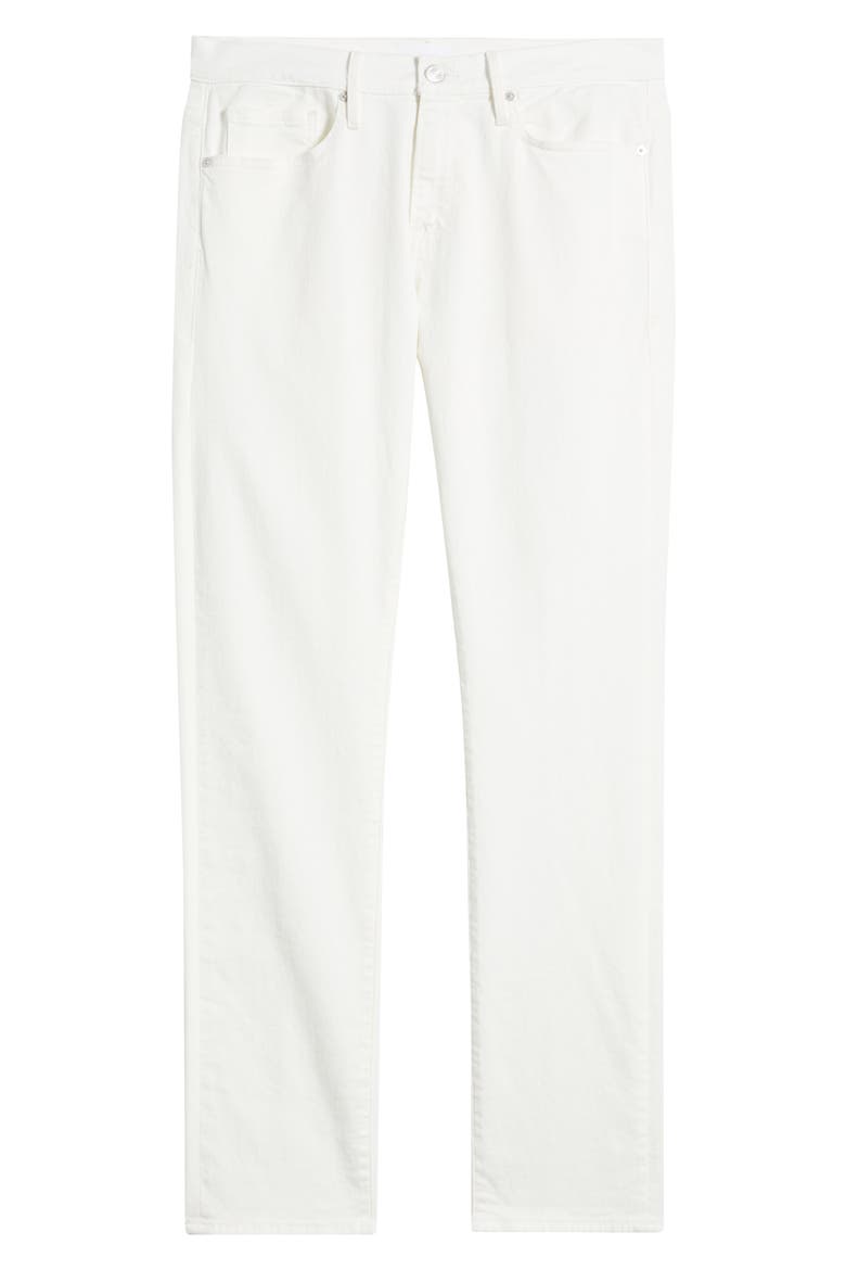 L'Homme Slim Fit Jeans, Alternate, color, WHISPER WHITE