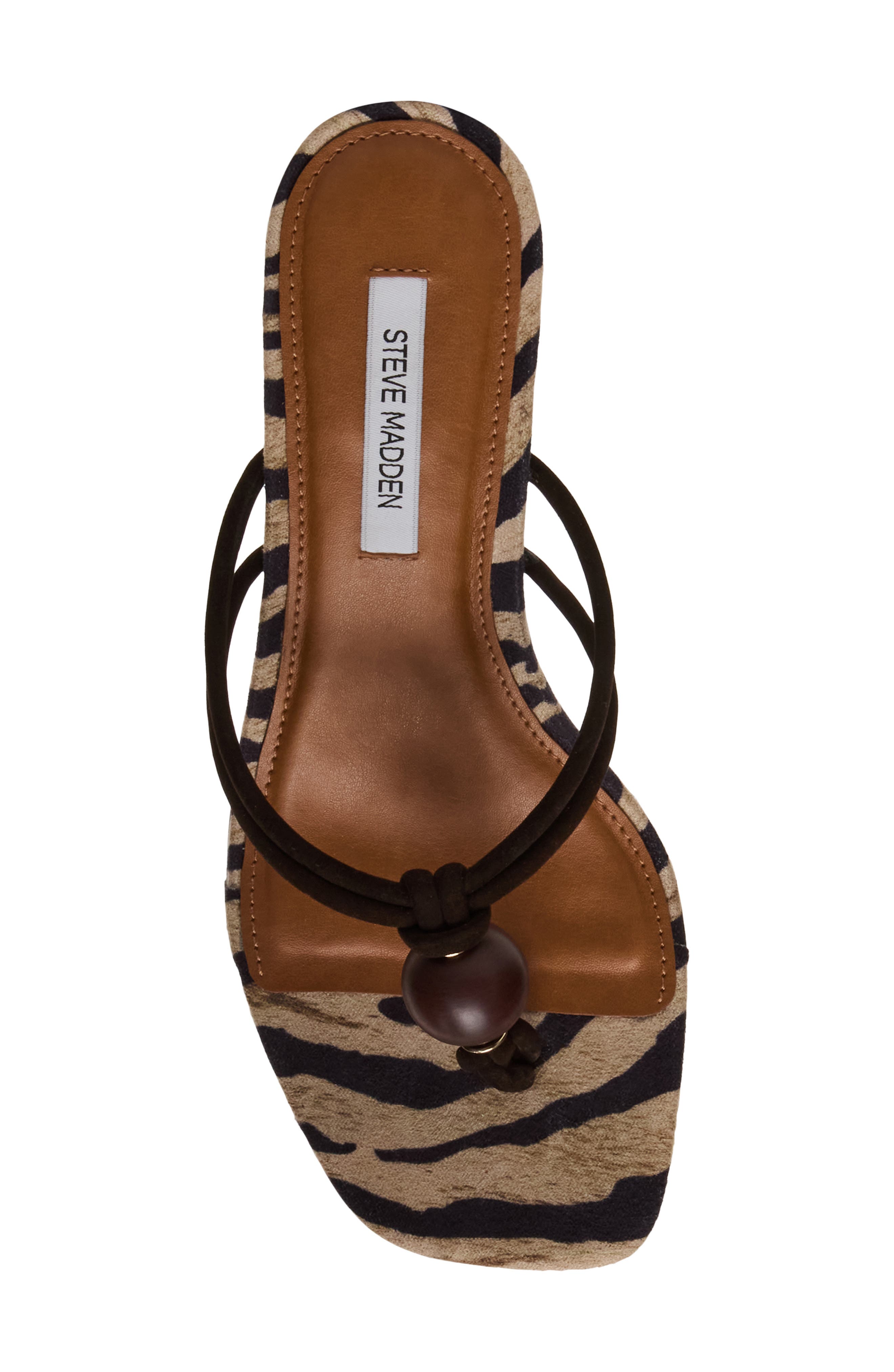 Remedy Block Heel Sandal, Alternate, color, BROWN MULTI
