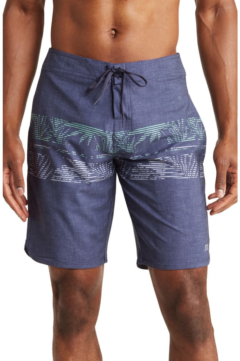 Parked the Shark Swim Trunks, Main, color, HEATHER INSIGNIA