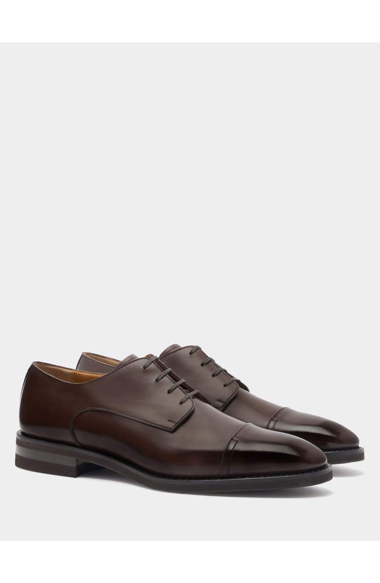Bally Scribe Un Derby in Leather, Alternate, color, Brown