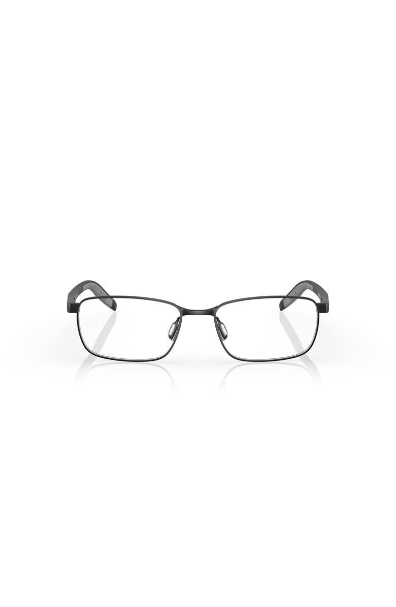 Costa 53mm Rectangle optical glasses, Alternate, color, Black
