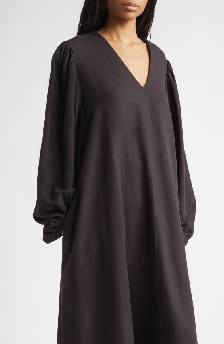 GIA STUDIOS Calla Long Sleeve Dress, Alternate, color, Fade Black