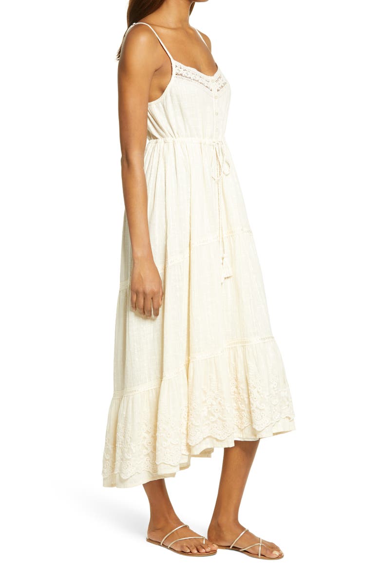 Raga Rashel Sleeveless Tie Waist Dress, Alternate, color, 