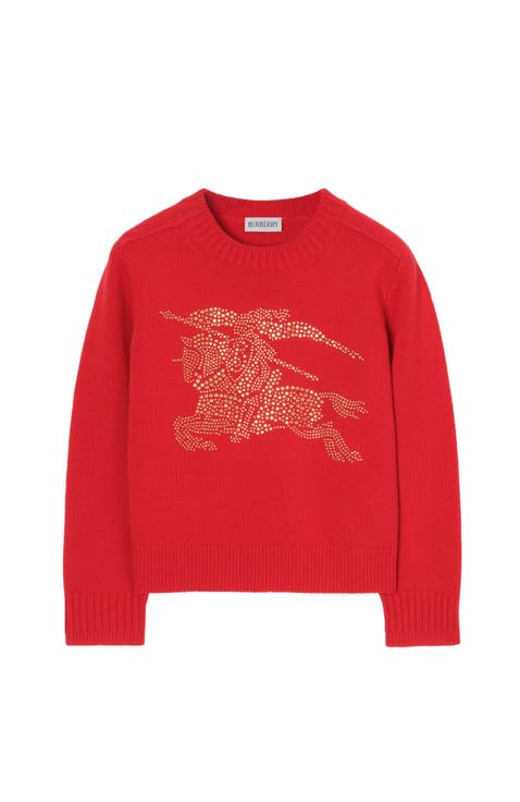 Rhinestone Knight Wool Sweater