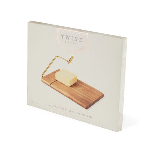 Twine Acacia Wood Cheese Slicing Board In Natural