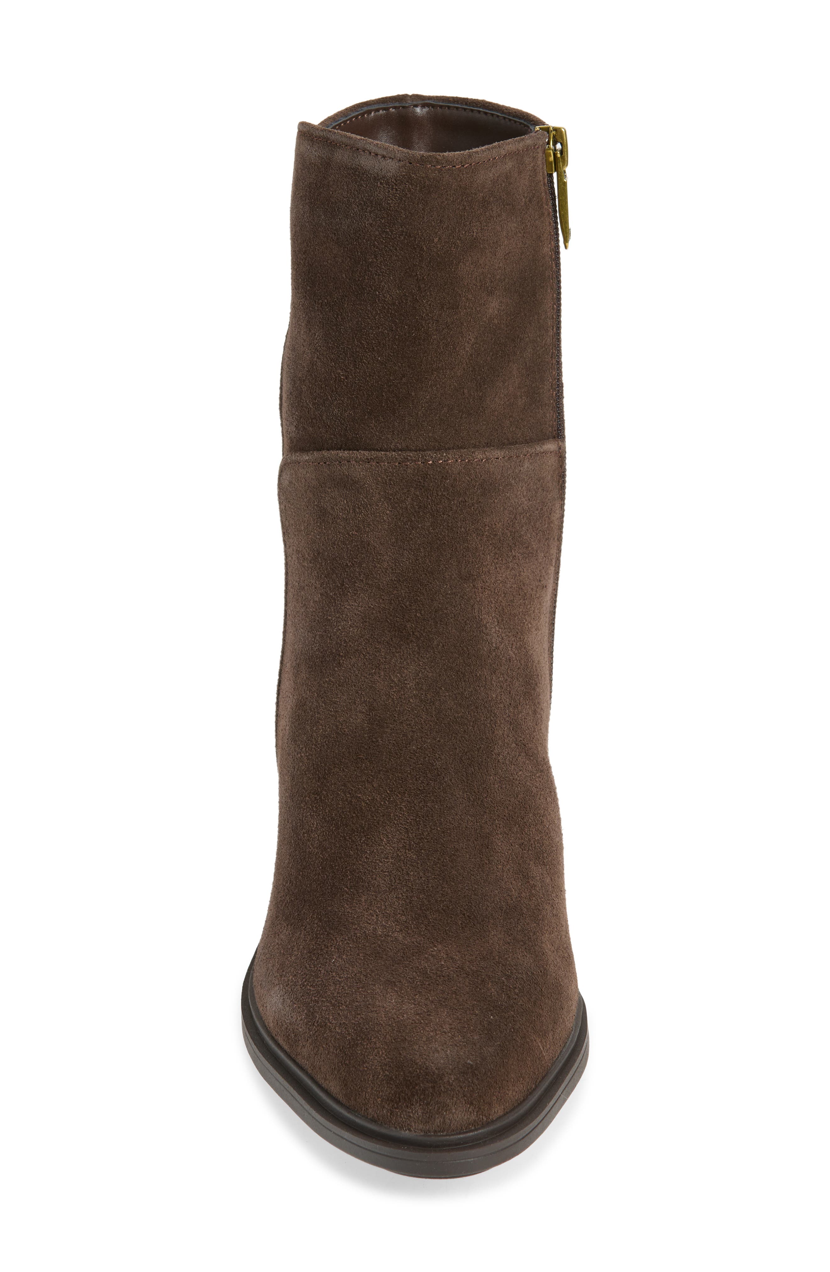 Elettra Leather Bootie, Alternate, color, ETNA CHOCOLATE-7284