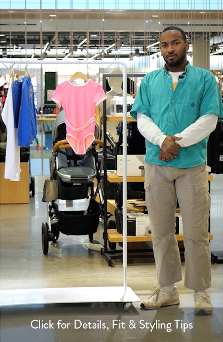 Kids' Coco Belted Short Sleeve One-Piece Swimsuit, sales video thumbnail