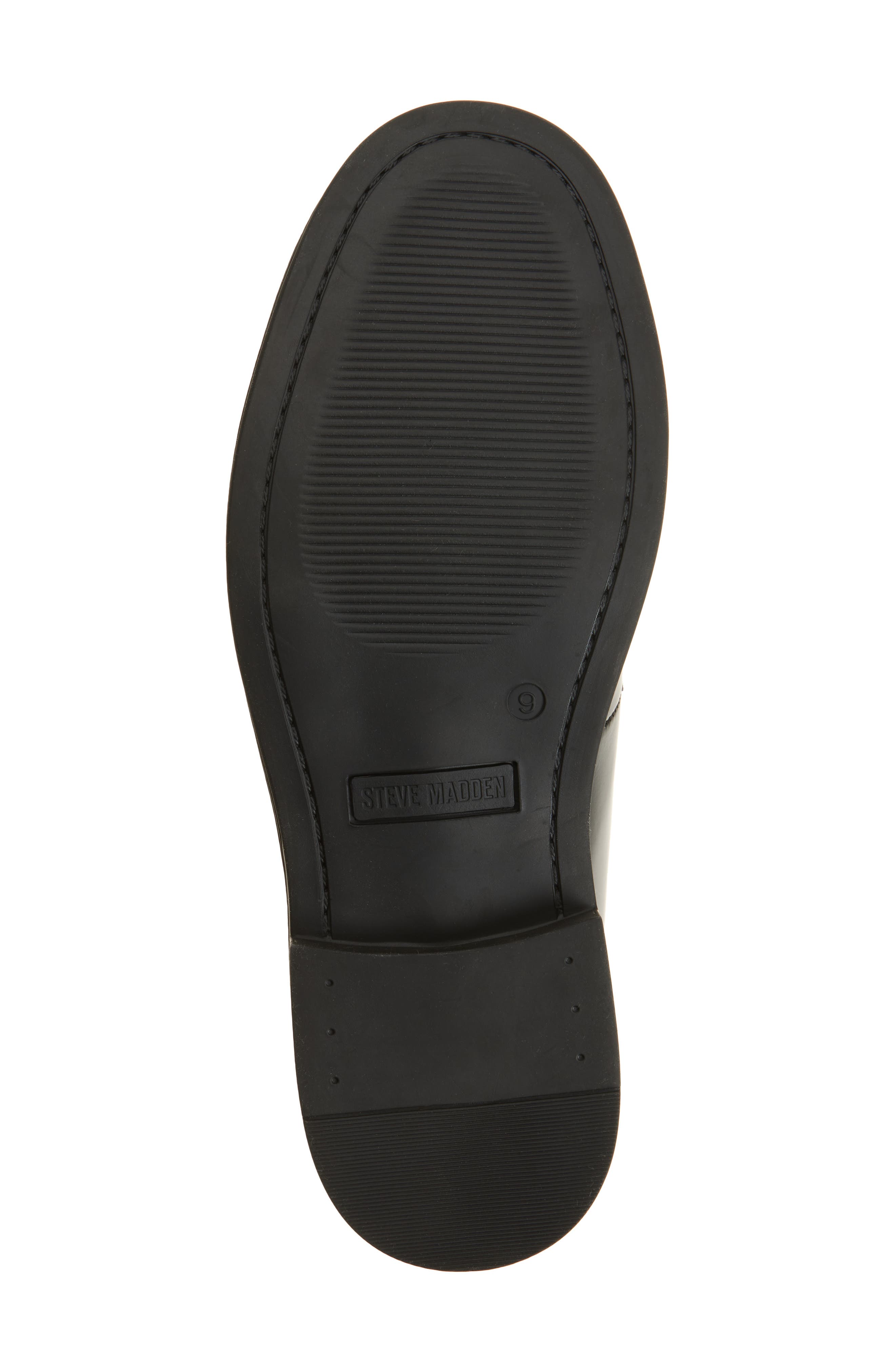 Steve Madden Draggo Penny Loafer, Alternate, color, Black