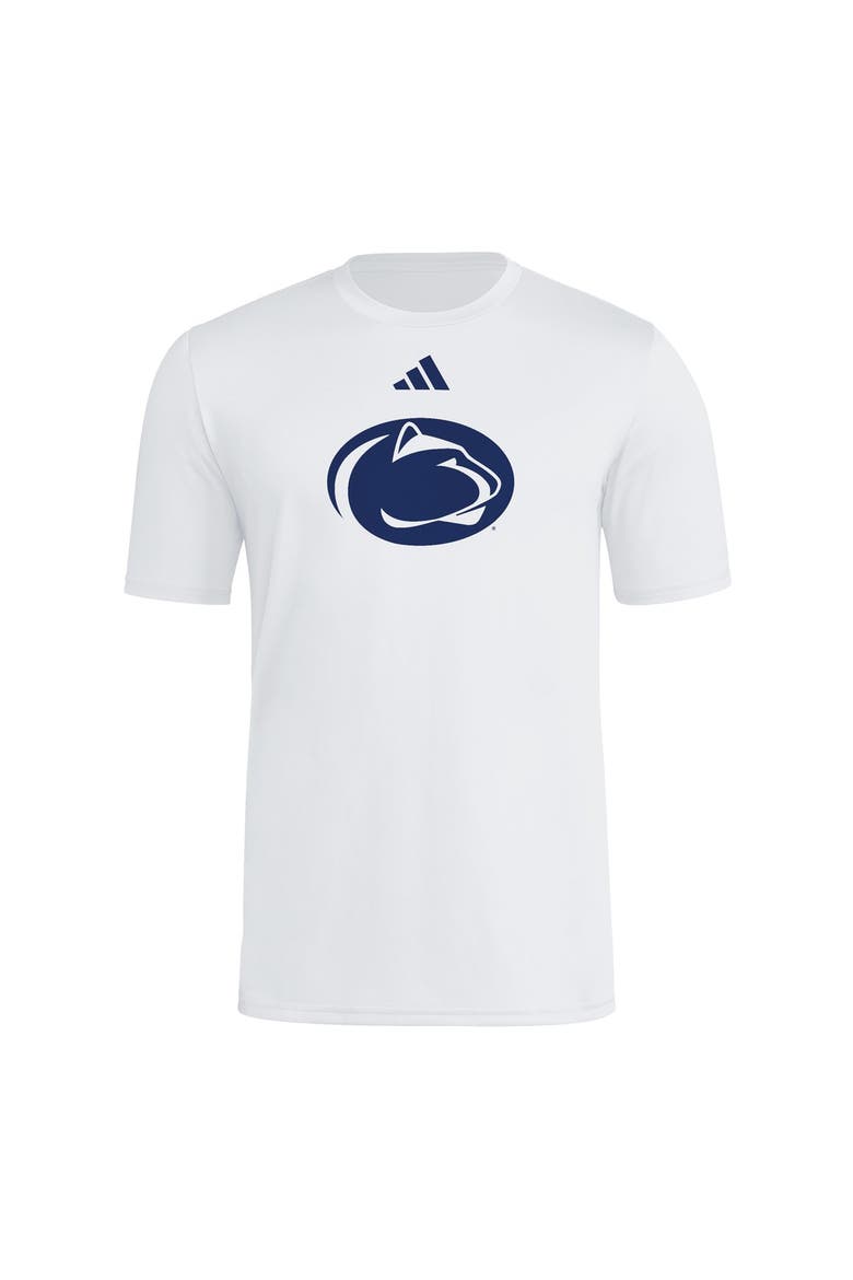 Men's adidas White Penn State Nittany Lions Primary Logo Polyester T-Shirt, Alternate, color, White