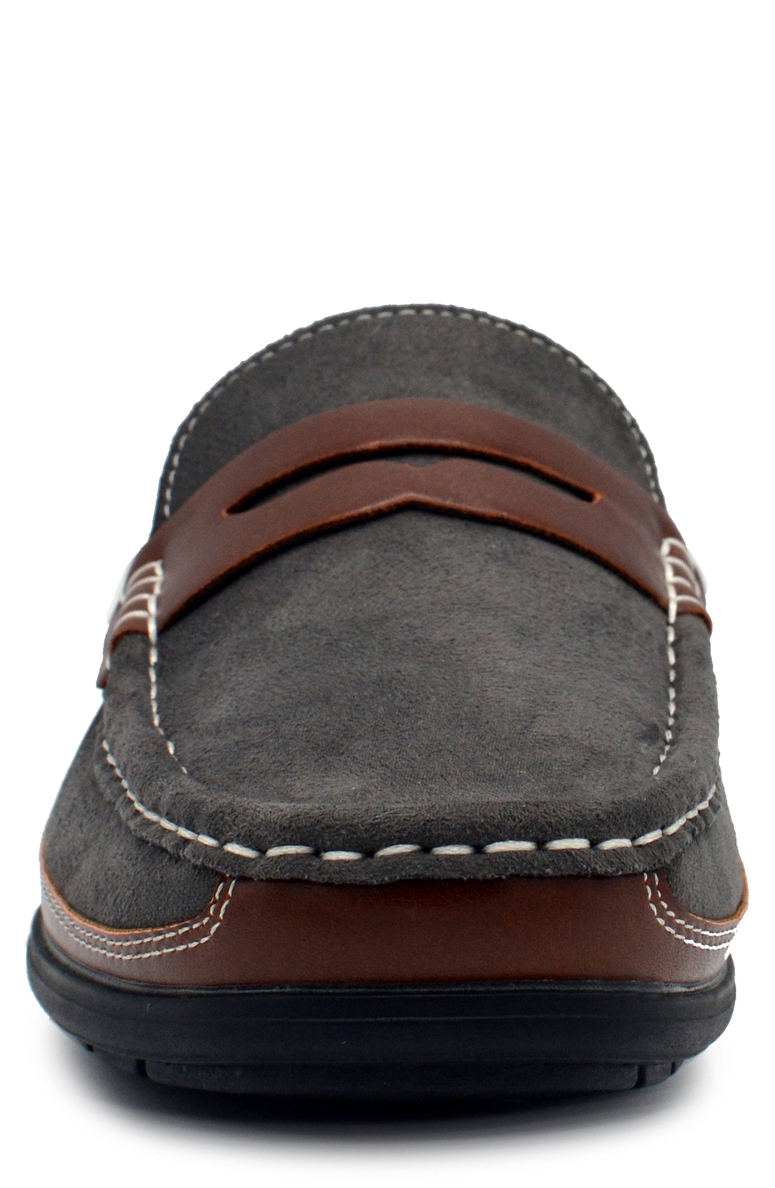 Two-Tone Penny Loafer, Alternate, color, GREY