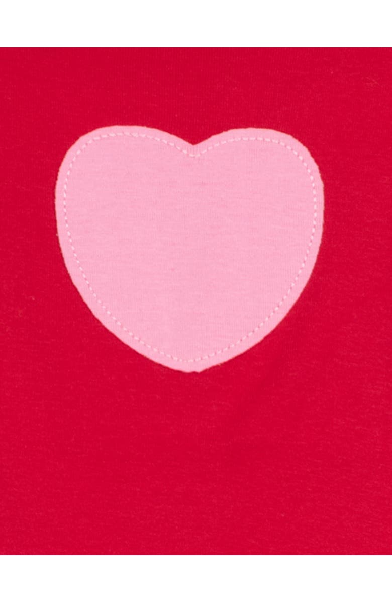 Leveret Girls Matching Doll Short Printed Cotton Pajamas, Alternate, color, Hearts