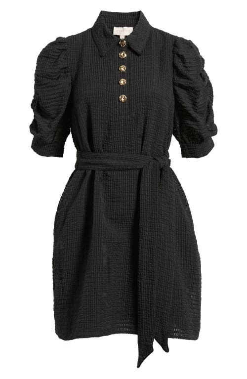 Ciebon Scarlette Puff Sleeve Minidress In Multi