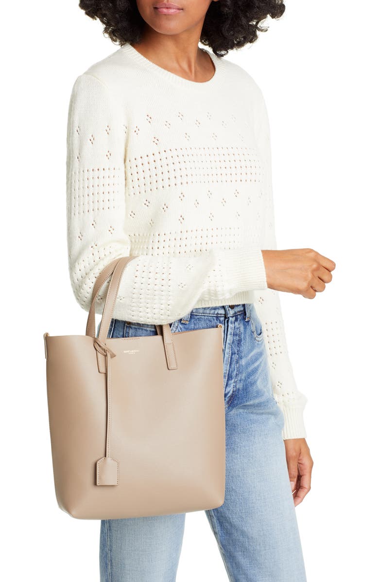 Saint Laurent Toy Shopping Leather Tote, Alternate, color,