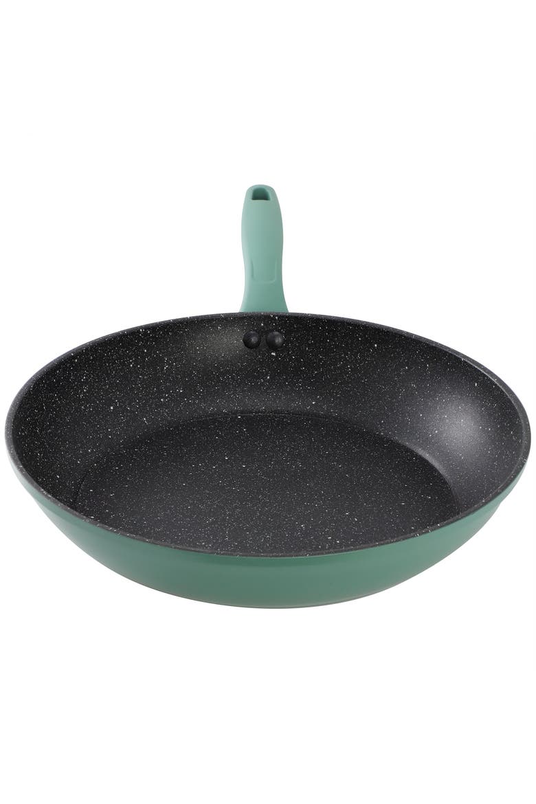 Barnsdall 12in Nonstick Aluminum Frying Pan in Green, Alternate, color, Green