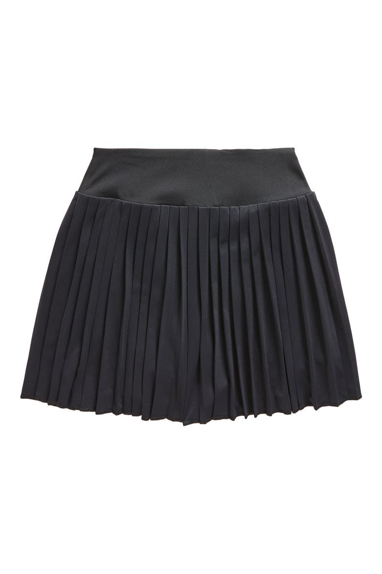 Kids' Baseline High Waist Pleated Skort, Main, color, BLACK
