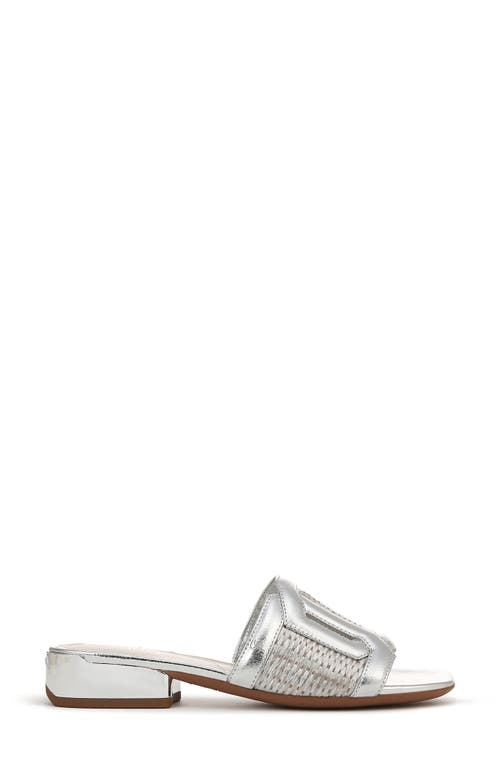 Franco Sarto Margot Slide Sandal In Silver Grey