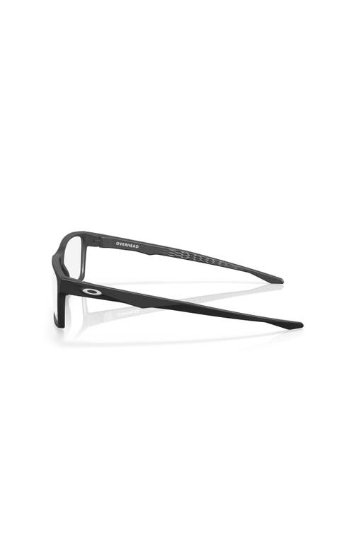 Oakley 57mm Rectangle Optical Glasses In Black