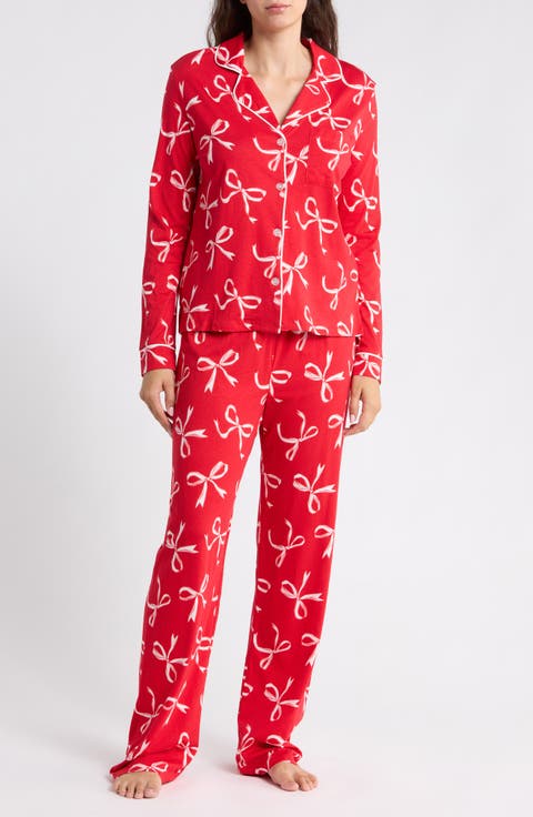 Notch Collar Pajamas