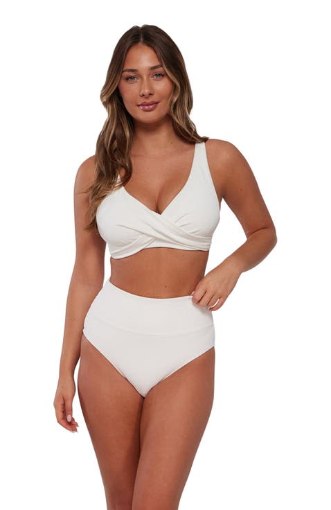 Hannah High Waist Bikini Swim Bottoms
