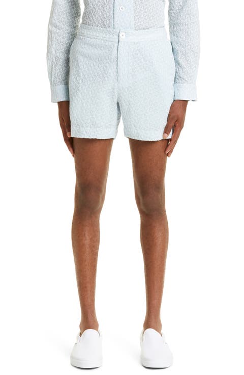 Men's Pines Textured Flat Front Shorts