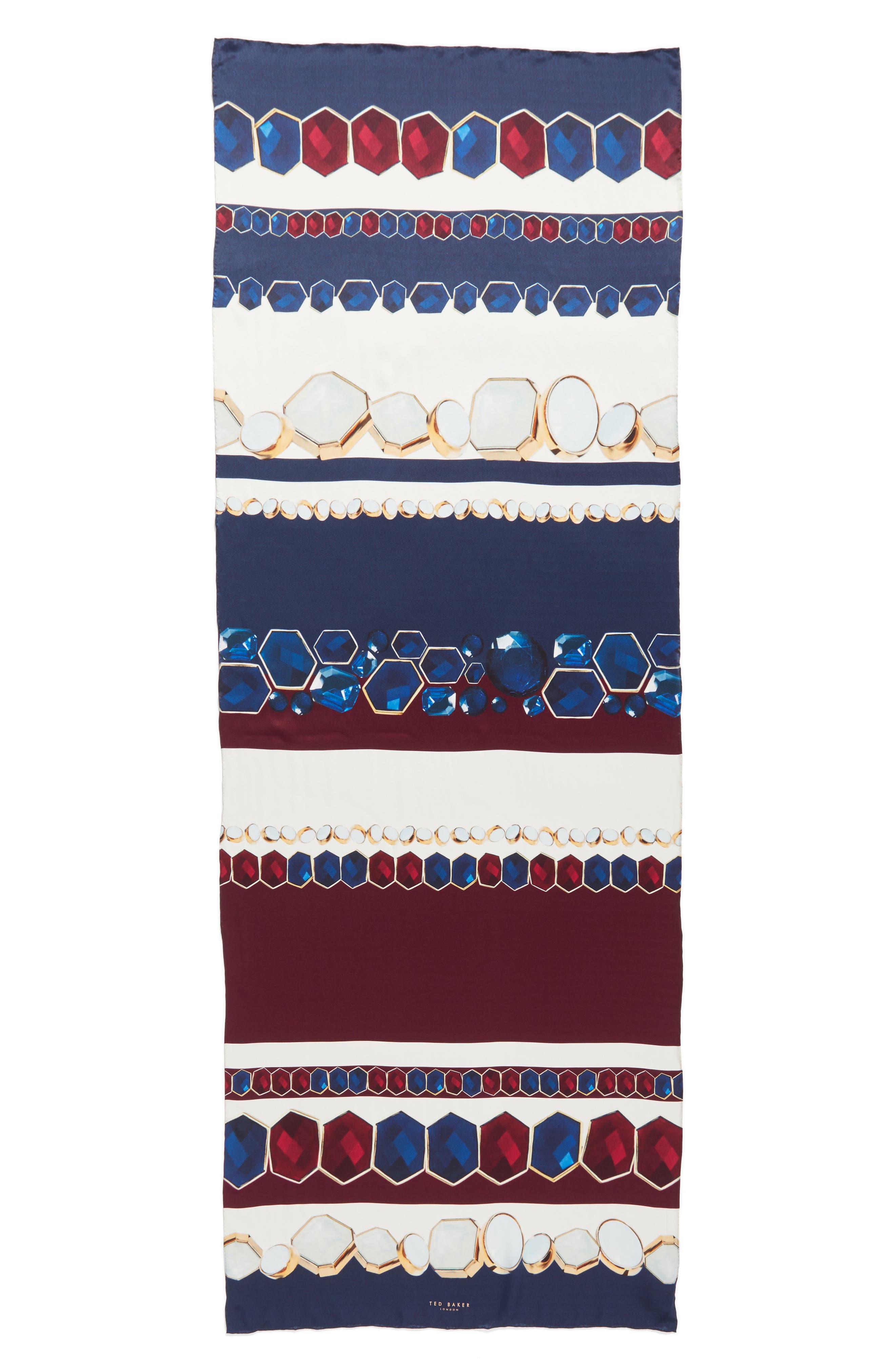 Ted Baker London Rowing Stripe Silk Scarf (Women) | Nordstrom