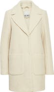 ICHI Bouclé Wool Blend Coat