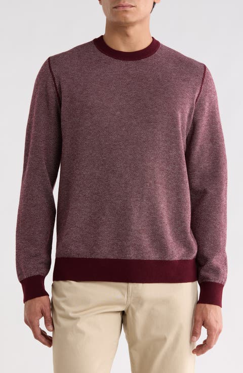 Birdseye Crewneck Sweater
