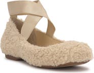 Jessica Simpson 'Mandalaye' Leather Flat