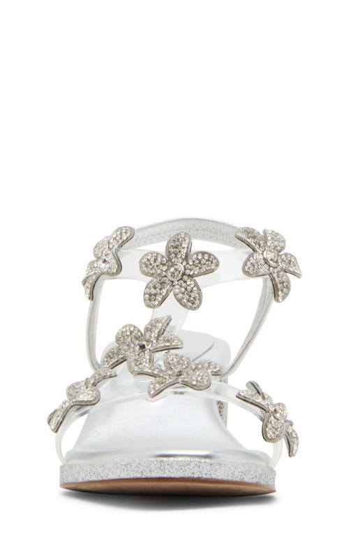 Steve Madden Kids' Jsavvy Slingback Sandal In Silver