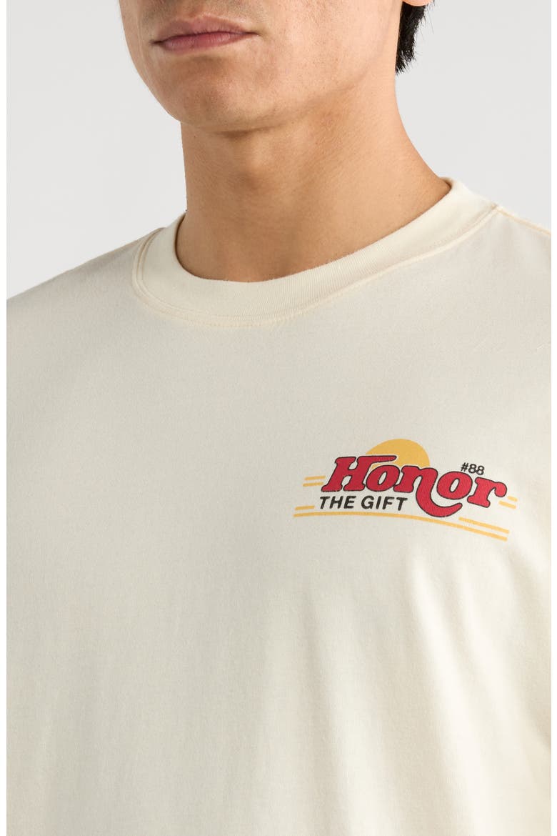 Honor Sign Cotton Graphic T-Shirt, Alternate, color, WHITE