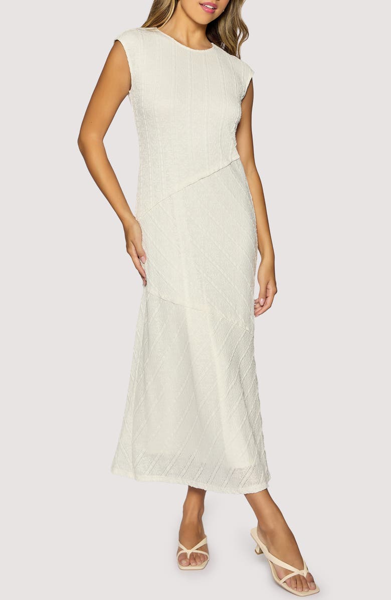 Lost + Wander Amore Spell Lace Detail Sleeveless Maxi Dress, Main, color, Cream