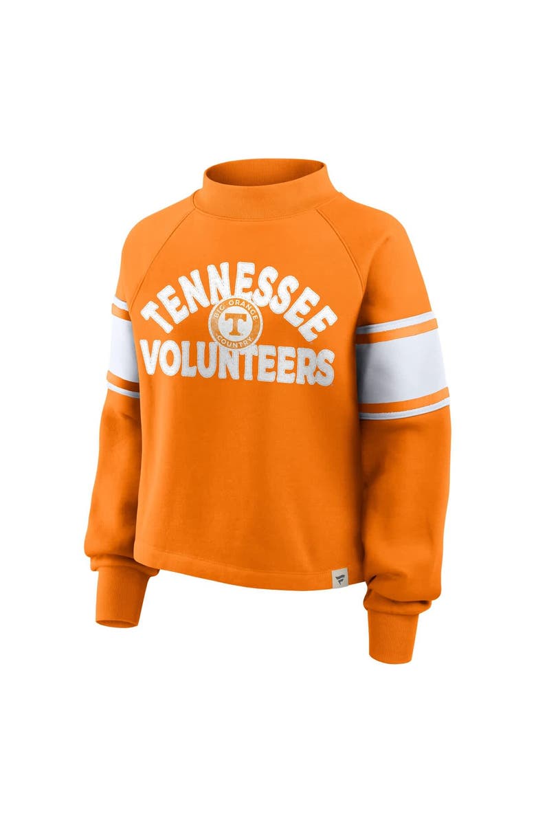 FANATICS Women's Fanatics Tennessee Orange Tennessee Volunteers Oversized Hometown Premium Punt Coverage Raglan Pullover Sweatshirt, Alternate, color, Tennessee Orange
