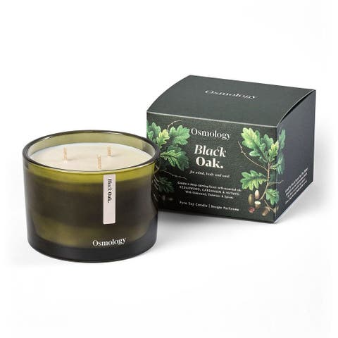 Black Oak Scented Triple Wick Candle