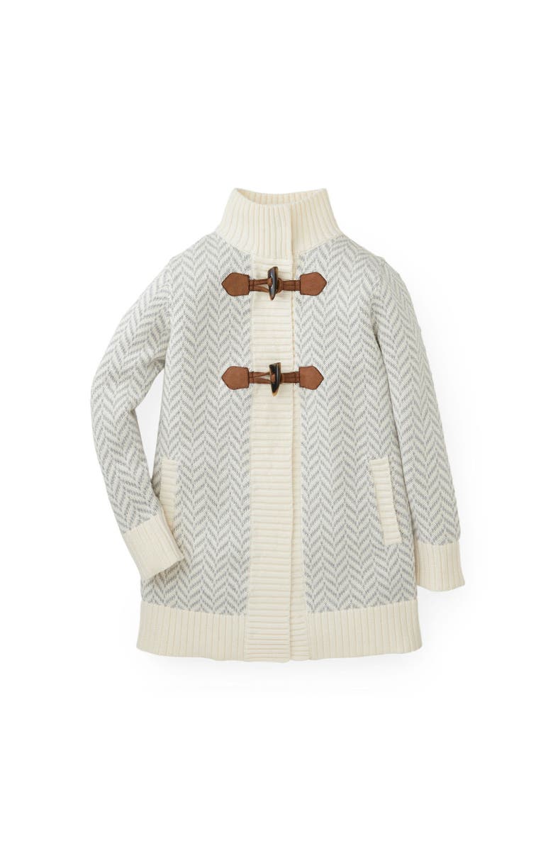 Hope & Henry Baby Girls' Toggle Sweater Cardigan, Infant, Main, color, 