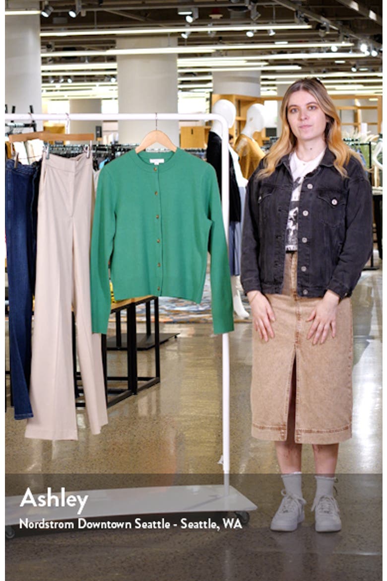 Wool & Cashmere Blend Button-Up Cardigan video