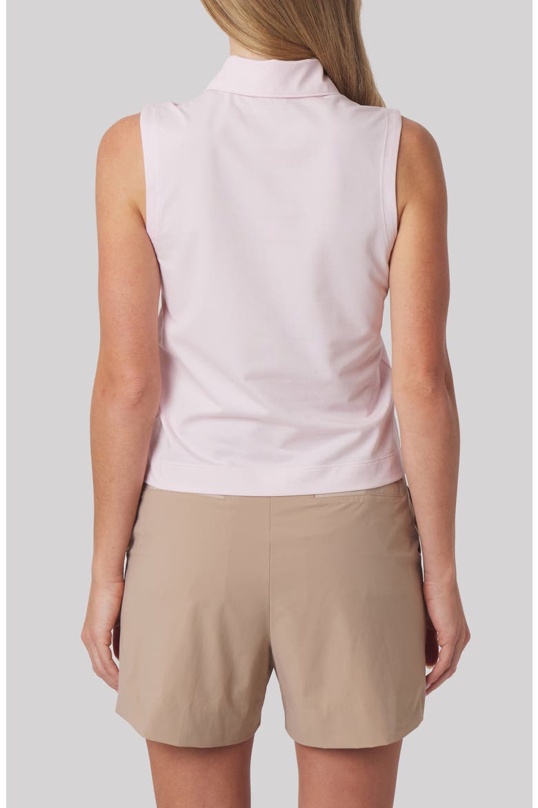 Maggie Sleeveless Golf Polo, Alternate, color, PETAL PINK