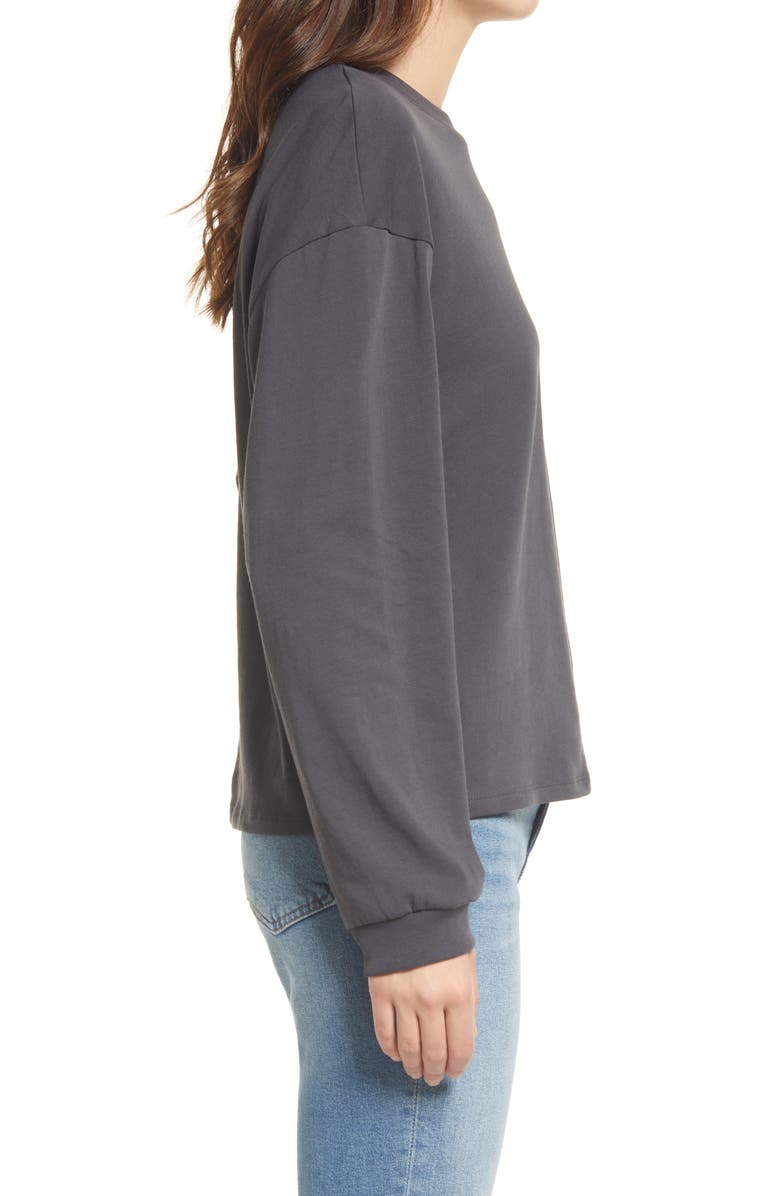 Madewell Essential Long Sleeve Supima<sup>®</sup> Cotton T-Shirt, Alternate, color,