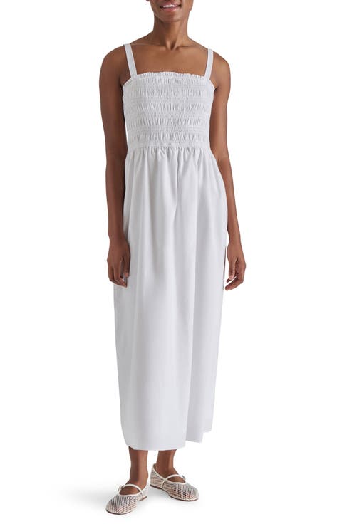 Adriana Strapless Smock Body Fit+Flare Dress Adriana Strapless Smock Body Fit+Flare Dress