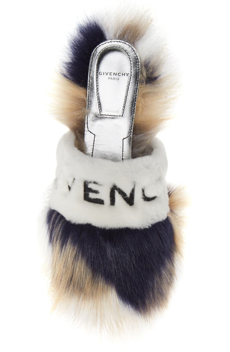 Givenchy Bedford Genuine Shearling Flat Mule, Alternate, color,