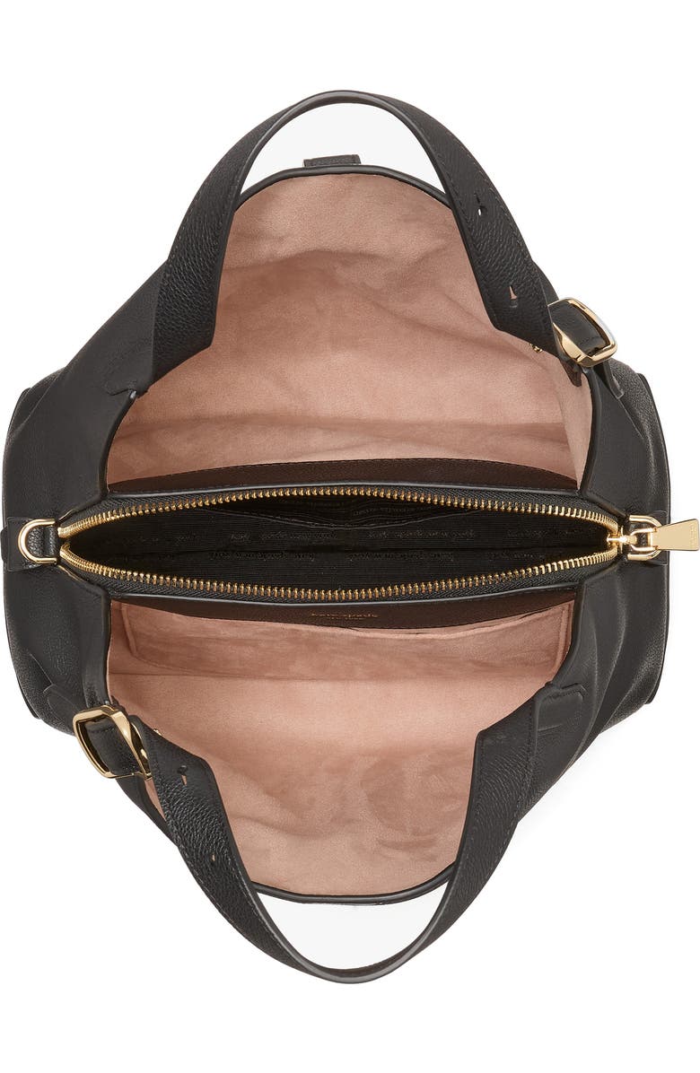 Kate Spade New York deco pebbled leather shoulder bag, Alternate, color,