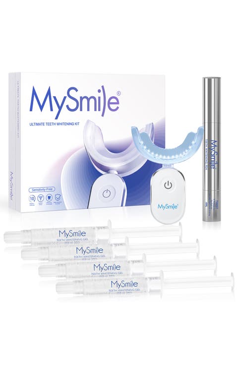 Premium 10 Min Teeth Whitening Kit with 28 LED Light, 35% CP Teeth Whitening Gel