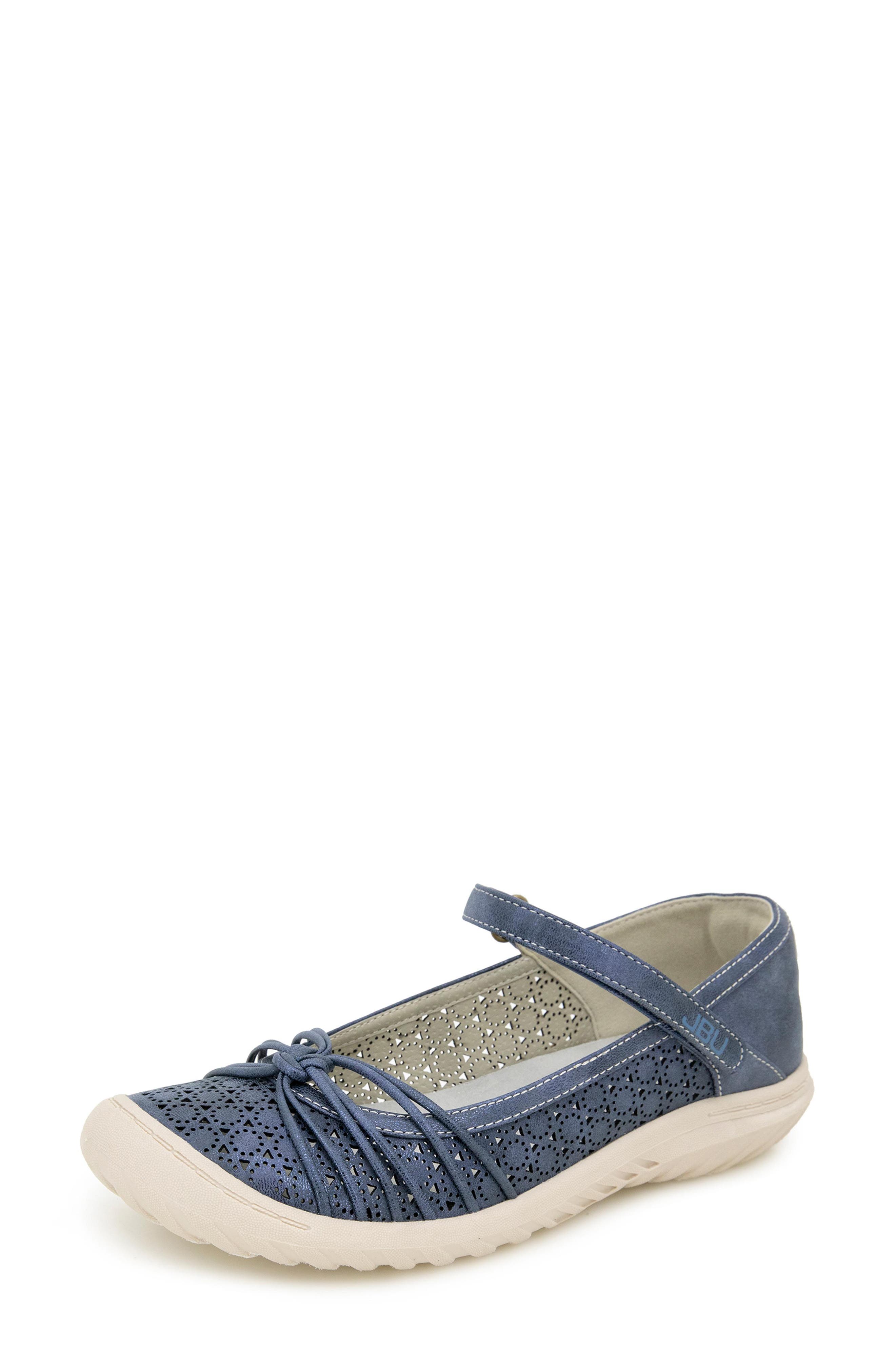 JBU Ramy Mary Jane Flat, Alternate, color, Navy Shimmer